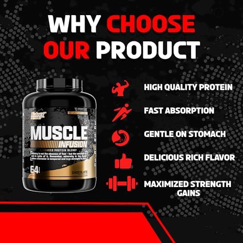 Nutrex Research Chocolate Whey Protein Powder Muscle Builder for Men & Women Whey Isolate Infusion with w/EAA & Hi BCAA Sports Nutrition Delicious