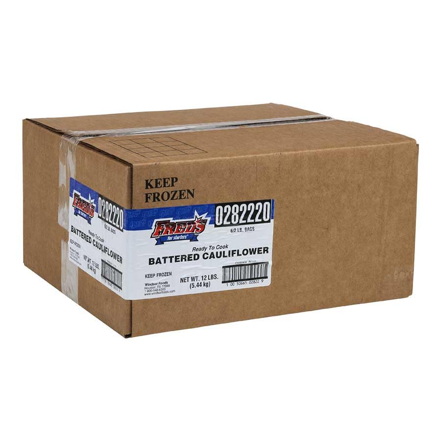 Windsor Freds Battered Cauliflower, 2 Pound -- 6 per case.