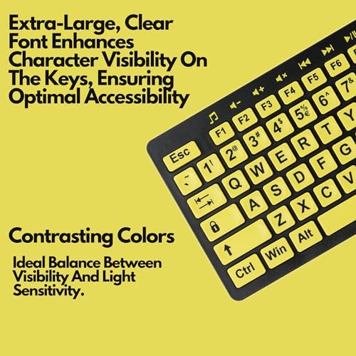 Clevy Large Print Computer Keyboard