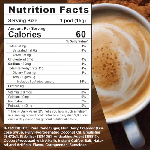 Maud's Mocha Cappuccino Coffee Pods, 50ct