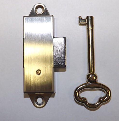 GRANDFATHER CLOCK DOOR LOCK & KEY SET NARROW NEW RIDGEWAY HOWARD MILLER SLIGH