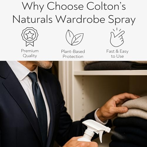 Colton's Naturals Cedar Spray w/Lavender Extract – Non-Chemical Wood Protection – Cedar Wood Scent – Restores Scent Closets & Drawers (32 oz)
