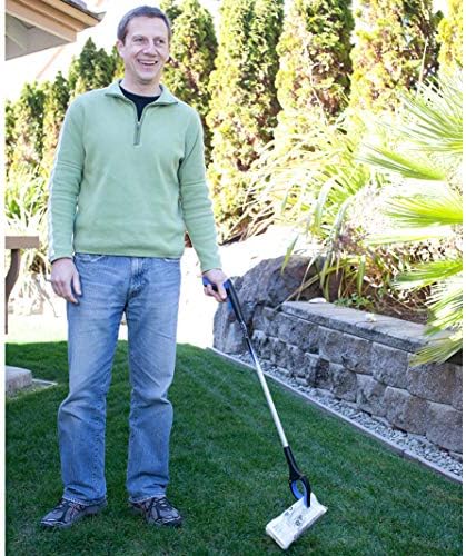 Ettore Grip'n Grab: Multi-Purpose Reach Tool with Rotating Rubber Grip Head, Blue