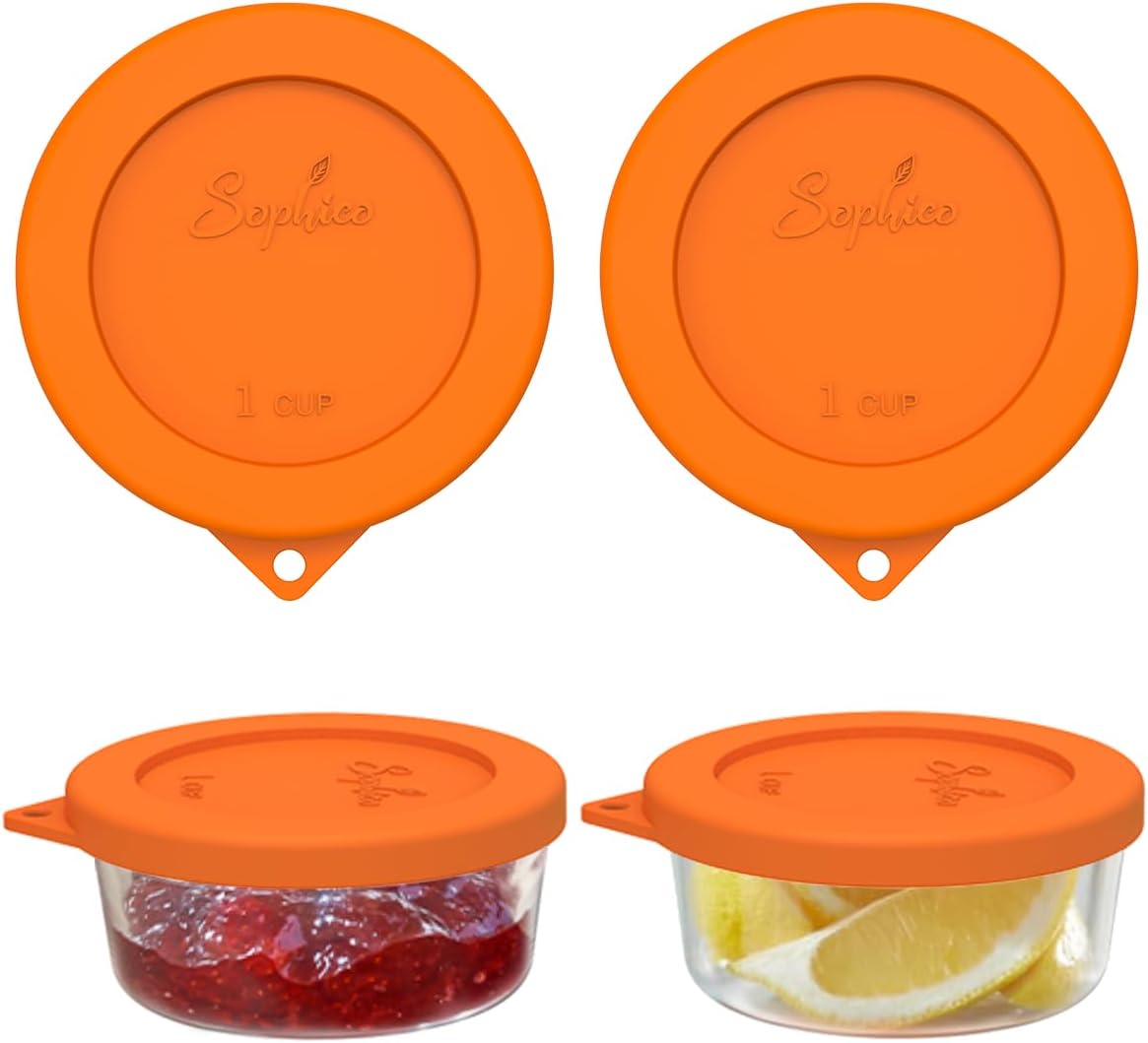 SOPHICO 1 Cup Round Silicone Replacement for Pyrex & Anchor Hocking 7202-PC