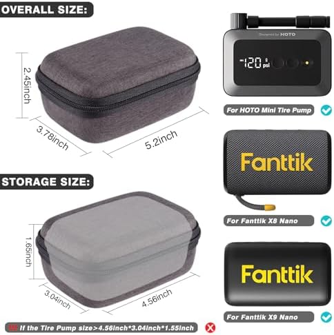 Hard Carrying Case For HOTO mini/FanttikX9 Nano/ X8 Nano