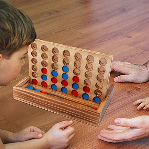 Glintoper Tic Tac Toe & 4 in a Row Tables Game Set