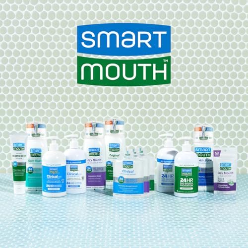 SmartMouth Anti-Cavity + Zinc Toothpaste - Fluoride Toothpaste for Cavity Prevention - Remineralizes Enamel - Sensitive Whitening - Alcohol-Free