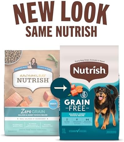 Nutrish Grain Free Salmon Dry Dog Food, 23 lb. Bag (Rachael Ray)