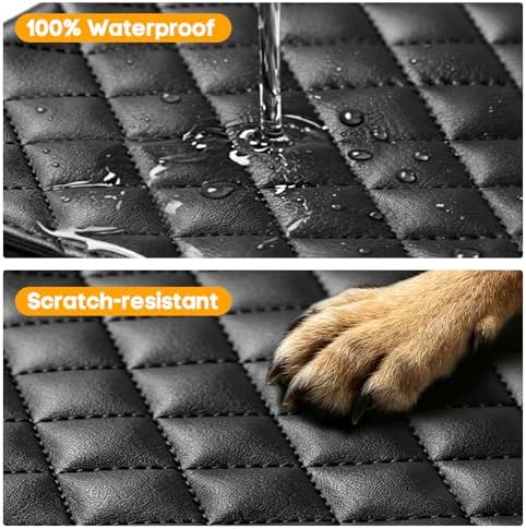 PETICON Waterproof Front Seat Car Cover 2 Pack, Full Protection