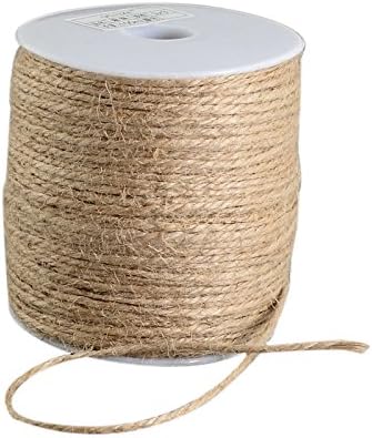 LiQunSweet 100m/328ft Hemp Cord Hemp Rope String Twine Beading Material 1 Ply for Jewelry Making DIY Craftings Wall Hanging Art Project Home Party