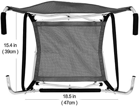 Freshore® Walking Stick Folding Cane Seat for Women/Men with Heavy Duty - Walker Chair Bench Camping Travel Stool 2 Handle with 4 Legs (for Standard Figure)
