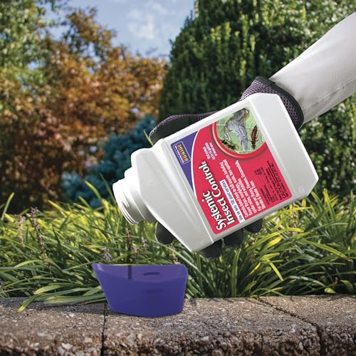 Bonide Systemic Insect Control, 16 oz Concentrate Long Lasting Insecticide for Outdoor Gardening, Makes 16 Gallons | Long Lasting Insecticide