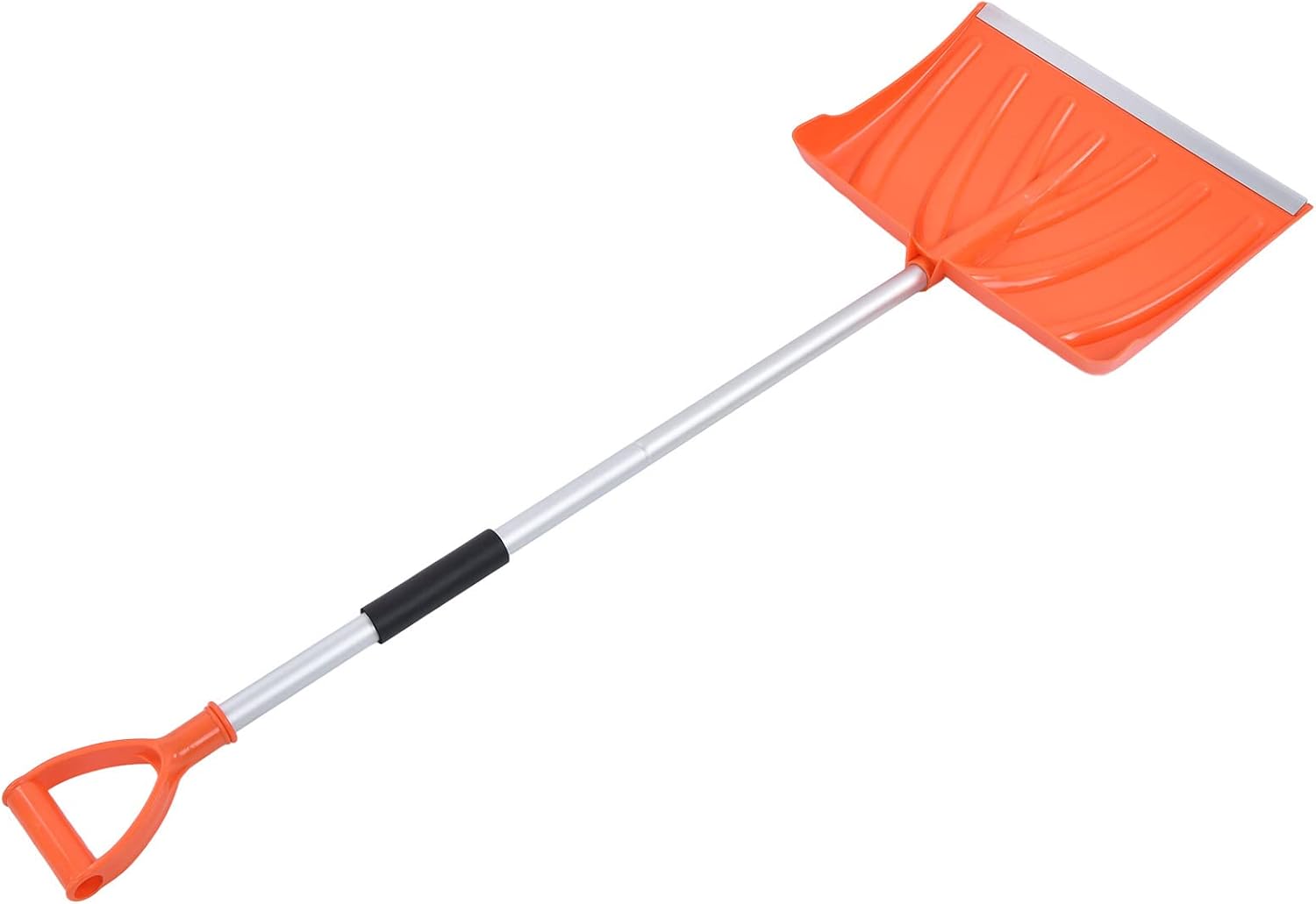 Snow Shovel for Car & Home – Large Capacity D-Handle Aluminum Shovel, Lightweight 1.1kg, Detachable for Trunk Storage, Pushes Snow, Ice
