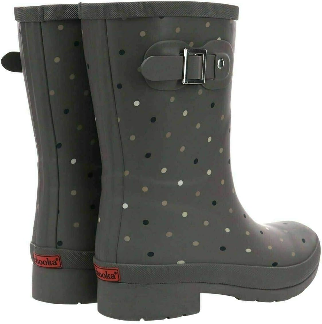 Chooka Women's Waterproof Mid-Height Faux Fur Lined Pull-On Rain Boot