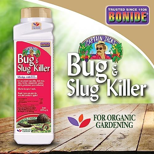 Bonide Captain Jack's Bug & Slug Killer Granules, 1.5 lb. | Ready-to-Use, Long Lasting Protection, For Organic Gardening
