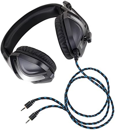 Enhance GX-H4 Computer Gaming Headset with Microphone - Braided Cable, Noise Isolating Headphones
