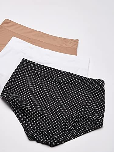 Warner's Women's Blissful Benefits No Muffin Top 3 Pack Brief Panty