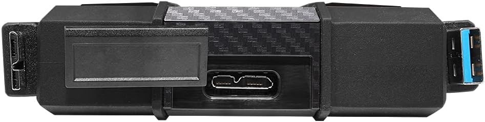 ADATA HD710 Pro - 4 TB External Hard Drive - Shockproof, Waterproof & Dustproof - Durable Storage - For Gamers, Students & Professionals - Mac, PC & Linux Compatible - Black - AHD710P-1TU31-CBK