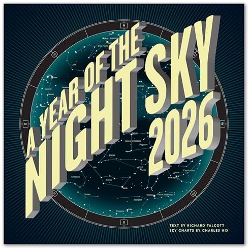 A Year of the Night Sky Wall Calendar Monthly, January-December 12'' x 12" (2026)