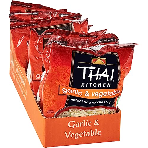 Thai Kitchen Gluten Free Garlic & Vegetable Instant Rice Noodle Soup, 1.6 oz