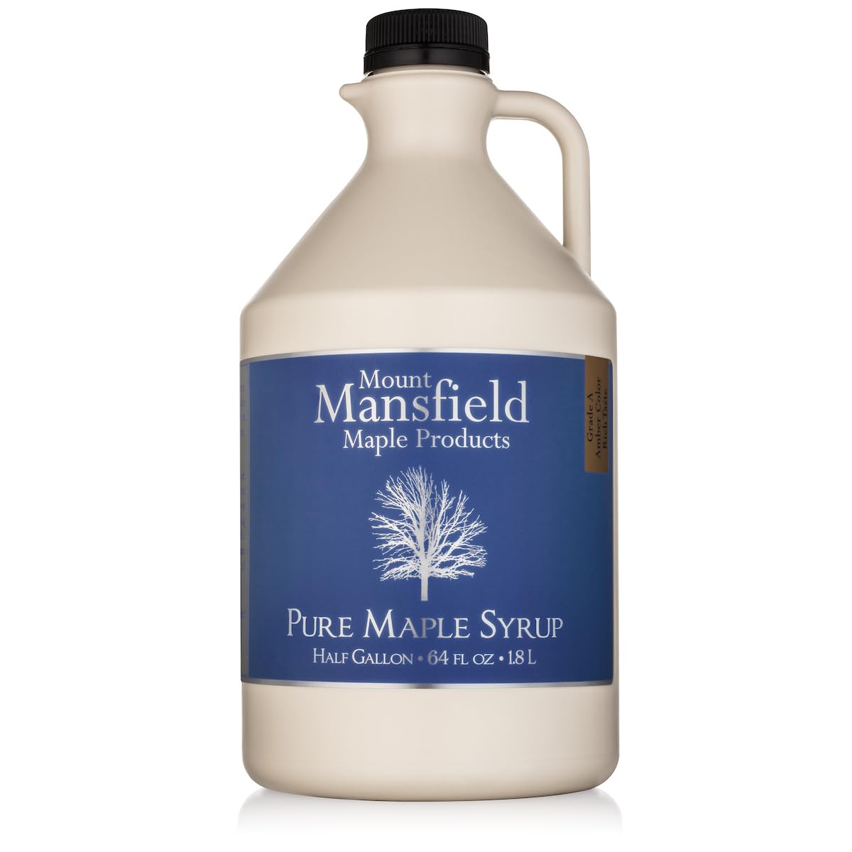 Mansfield Maple Pure Vermont Maple Syrup in Plastic Jug (Grade A Golden Delicate, Pint)