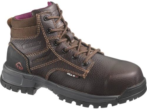 Wolverine Women's Piper Waterproof Composite Toe 6in Construction Boot