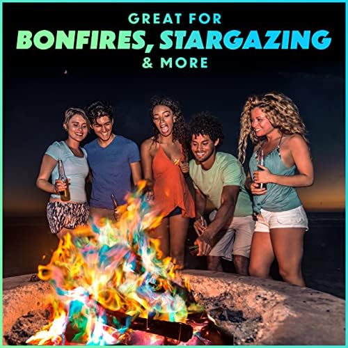 Fire Color Packets (12 Pack), Vibrant Multi-Color Fire for Fire Pits, Campfires