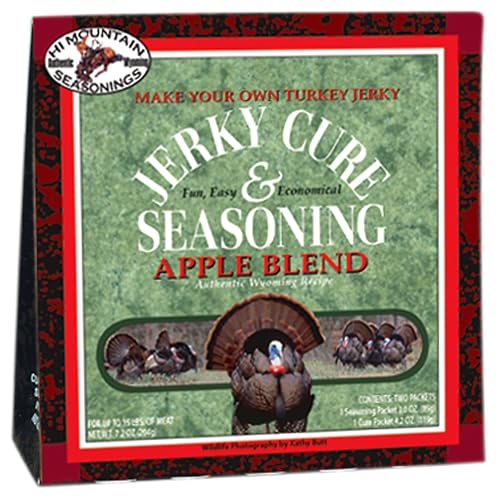 Hi Mountain Goose Jerky Seasoning & Cure Kit | MEQUITE | Makes 15 lbs | Make homemade goose, duck & waterfowl jerky with bold mesquite smoke flavor for smoker, dehydrator & oven