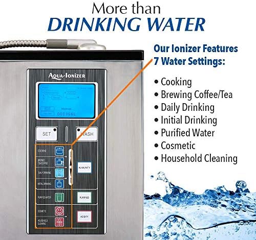 Aqua Ionizer Deluxe 9.0 Aqua-Ionizer Pro Alkaline Water Ionizer Machine