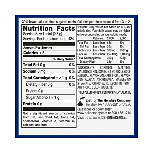ICE BREAKERS Coolmint Sugar Free Mints Tins, 1.5 oz (8 Count)