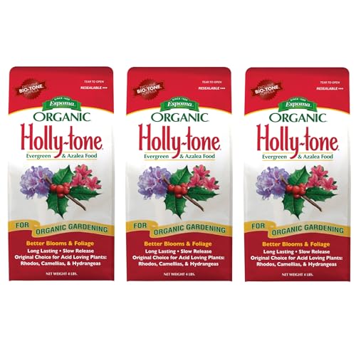 Espoma Organic Holly-Tone 4-3-4 Natural & Organic Evergreen & Azalea Plant Food, 4 lb. Bag