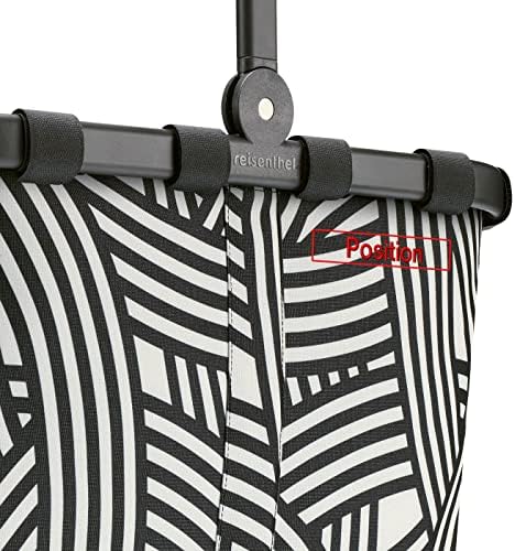 Reisenthel carrybag Luggage- Carry-On Luggage Black-and-White, Black-and-white, One Size, modern