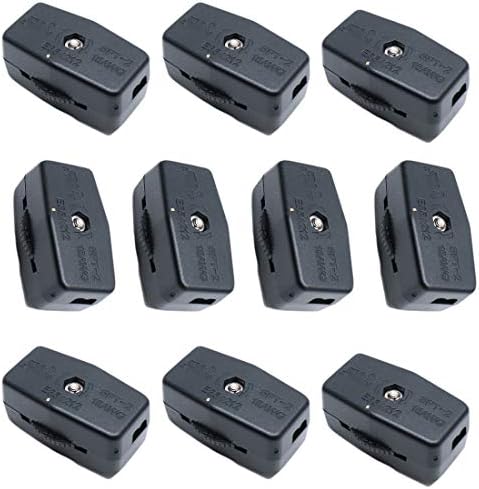 Luomorgo 3A, 125VAC Inline Rotary Cord Switch