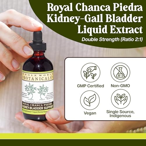 Whole World Botanicals Royal Chanca Piedra Herbal Supplement – Traditional Amazon Herb (Liquid 2 Oz, Kidney Bladder Support)
