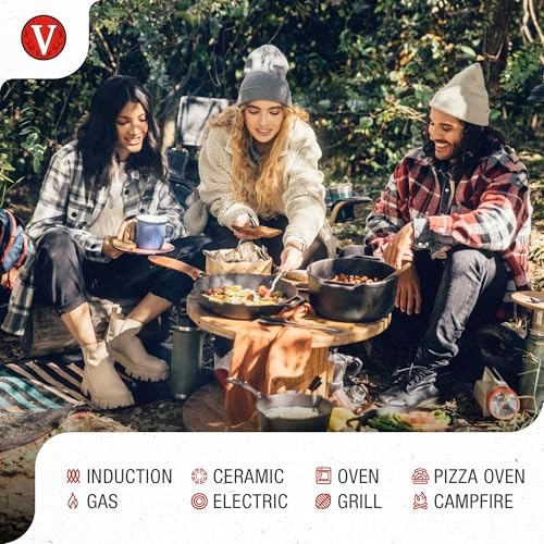 Victoria Rectangular Cast Iron Griddle. Double Burner Griddle, Reversible Grill, 13 x 8.5 Inch, Seasoned with 100% Kosher Certified Non-GMO Flaxseed Oil, Model: GDL-189