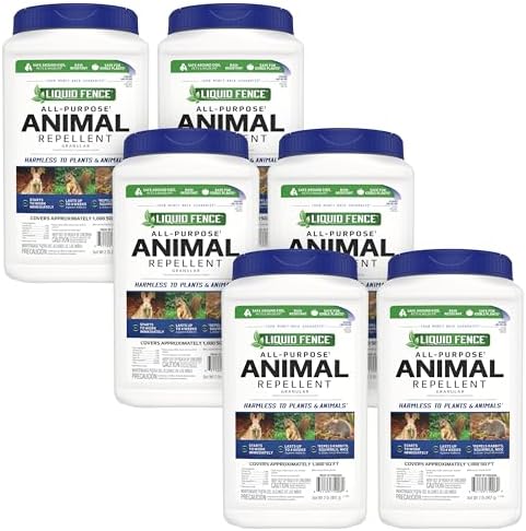 Liquid Fence All-Purpose Animal Repellent Granular 2 Pounds, Repels Rabbits, Squirrels, Mice And Other Small Mammals