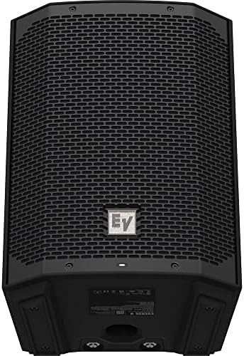 Electro-Voice EVERSE 8 8" 2-Way Battery Powered Loudspeaker with Bluetooth (Black) Bundle with Auray Steel Speaker Stand and XLR-XLR Cable