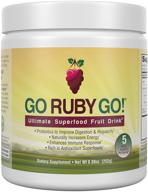 IVL - GO Ruby GO! Red Superfood Powder Juice | 42 Antioxidants Probiotics