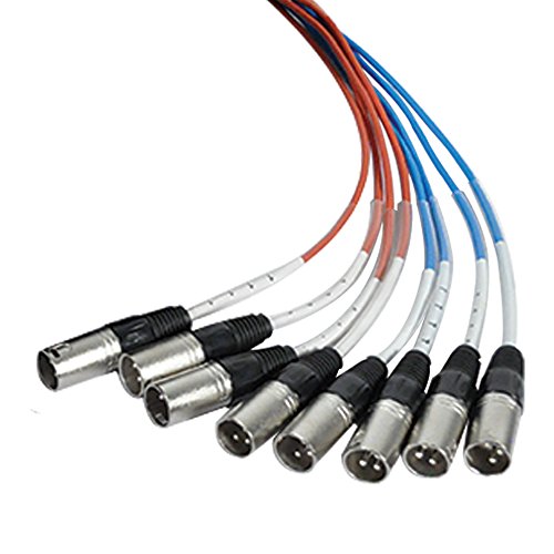 Seismic Audio SADROP-6x30 6 Channel Drop Snake Cable, 30-Feet Pro Audio Sub Snake