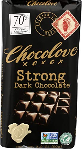 Chocolove Strong Dark Chocolate -- 3.2 oz