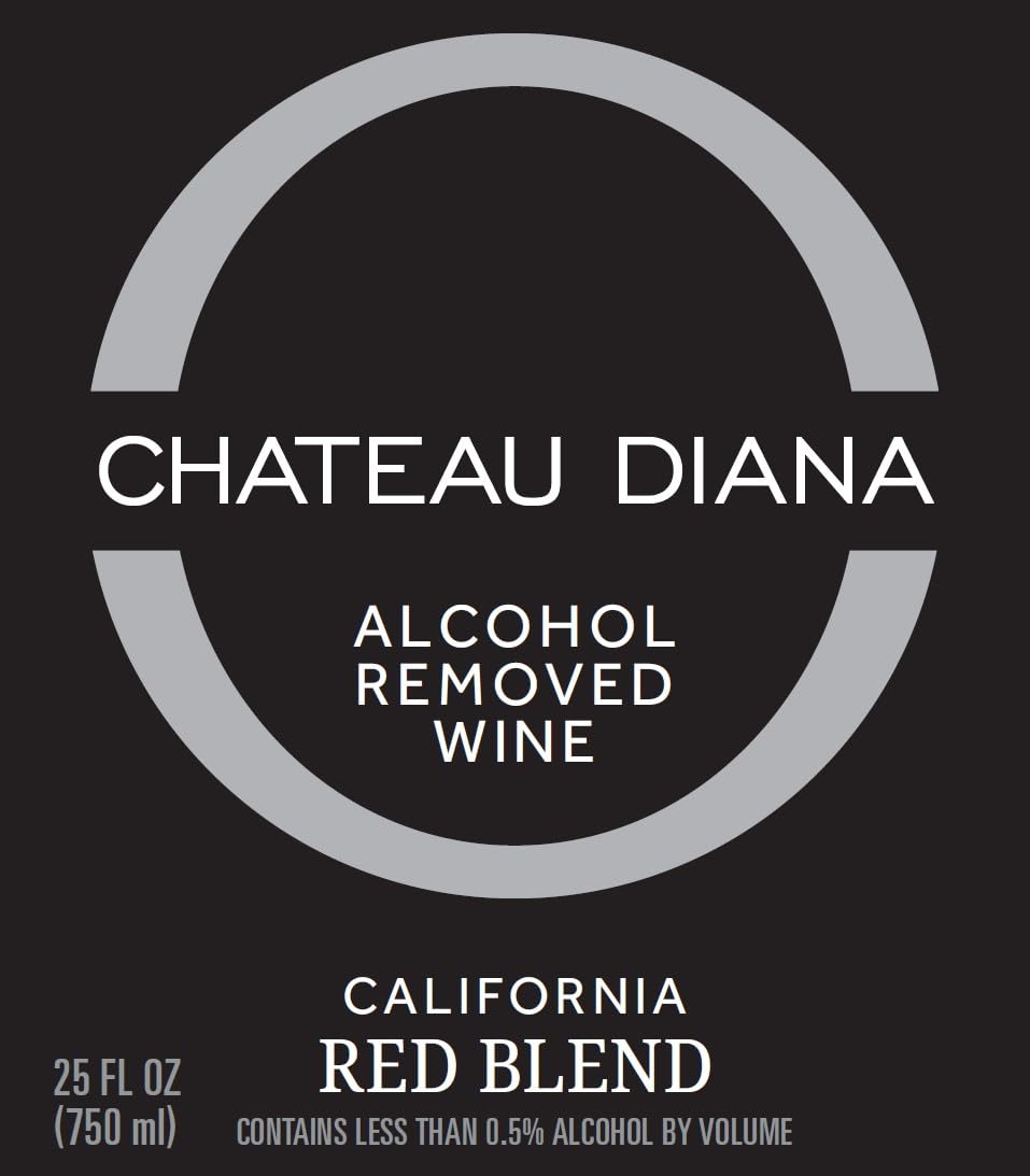 Chateau Diana Zero - Alcohol Removed California Red Wine (2x 750 ml.)