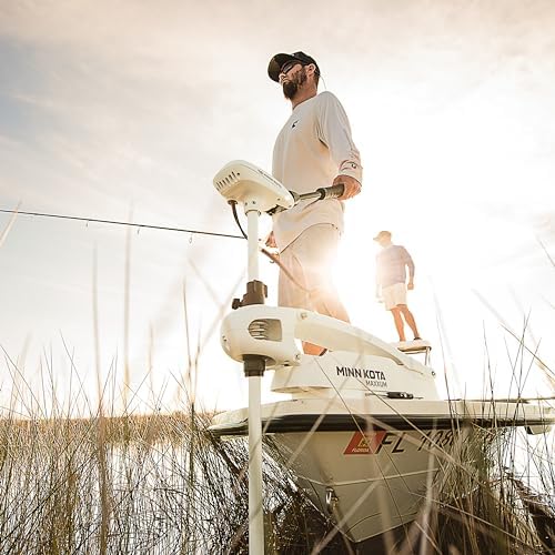 Minn Kota Riptide Maxxum Bow-Mount Electric Trolling Motor – 70 Lb. Thrust, 52 In. Shaft, Saltwater