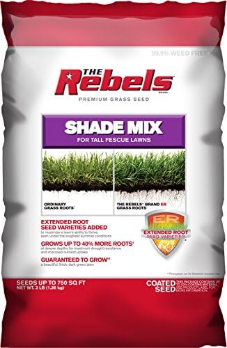 Pennington Rebel Shade Tall Fescue Mix Powder Coated Seed, 3 lb. (100526878)