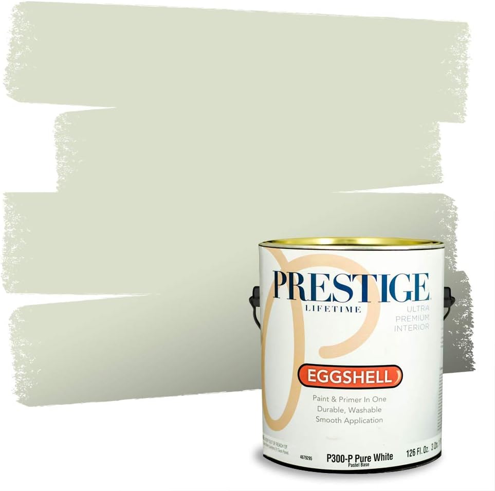 PRESTIGE Interior Paint and Primer in One, Garden Sage, Eggshell, 1 Gallon