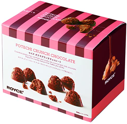 ROYCE' Potatochip Chocolate "Original" - |Chocolate Coated Crispy Potato Chips | Gourmet Snack for Gifting & Indulging | Japanese Potato Chip Chocolate from Hokkaido (7 Servings per Container)