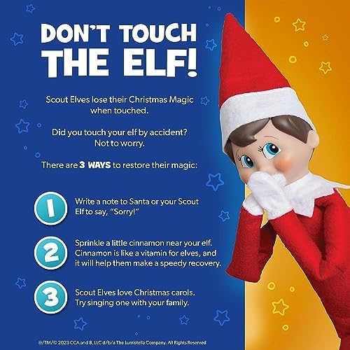 Elf on the Shelf: A Christmas Tradition (Blue-Eyed Girl Scout Elf)