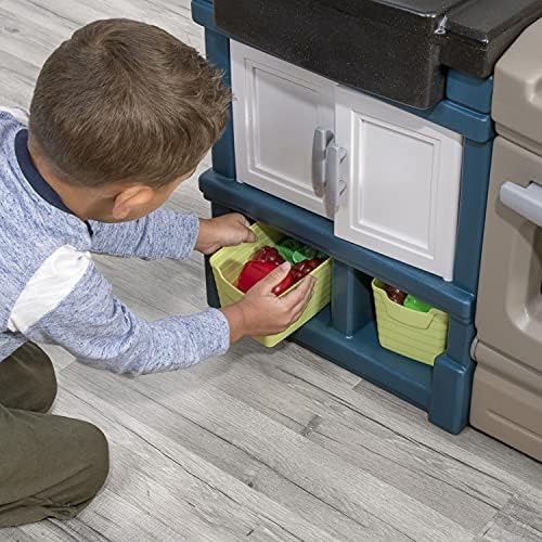 Step2 Modern Metro Kitchen Set for Kids – Includes 30+ Toy Kitchen Accessories