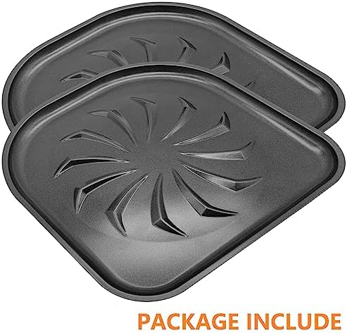 GCQ 2 PCS Drip Tray for 6QT 10QT PowerXL Vortex Air Fryer Pro Oven, Air Fryer Replacement Parts Accessories for PowerXL Air Fryers, Non-Stick Drip Pan