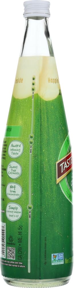 Taste Nirvana Coconut Water, 23.6 Ounce Bottles, 6 Count