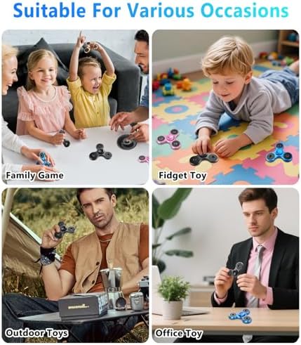 ATESSON Fidget Spinner Metal Fidget Spinners Toy Adults Kids